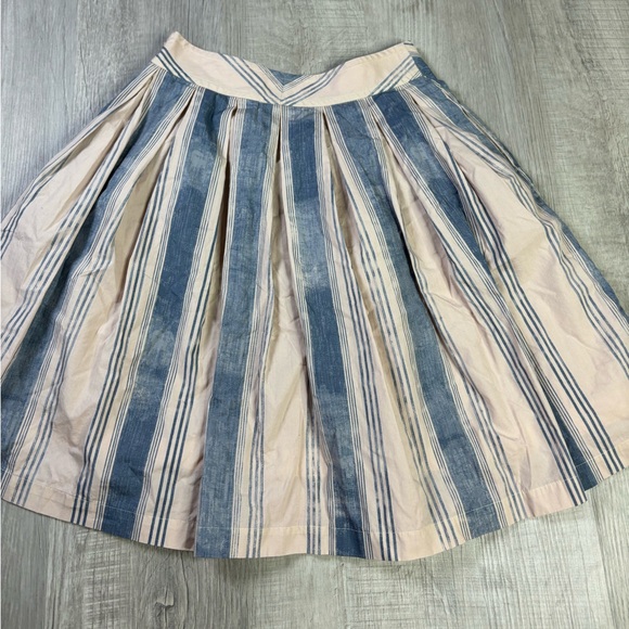 Anthropology Maeve Stripped Skater Skirt size 0 - Picture 7 of 7